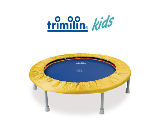 trimilin-kids kindertrampolin in blau-gelb